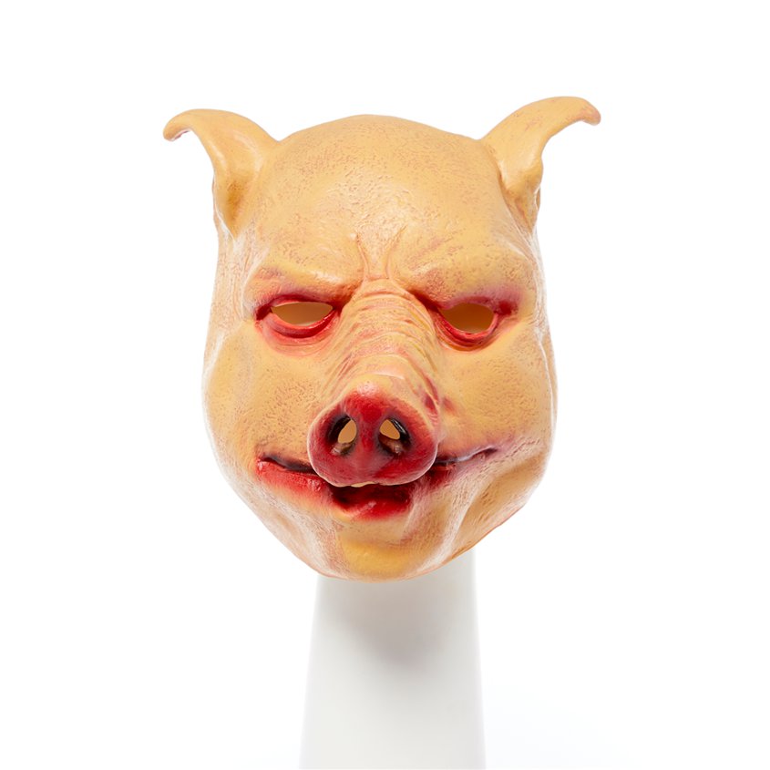 Pig Head Mask - Saw - Adult Halloween Mask front