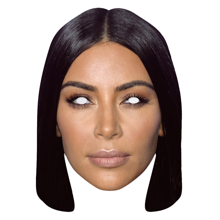 Kim Kardashian Mask - Celebrity Mask front