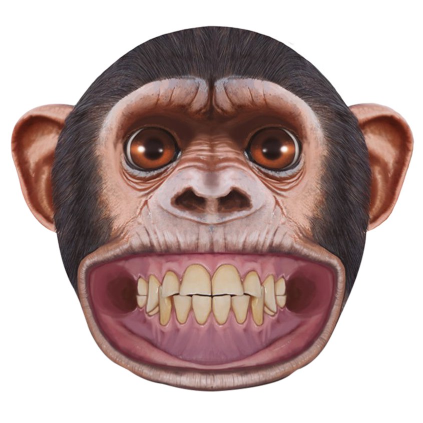 Giant Chimp Mask - Fancy Dress Accessory front