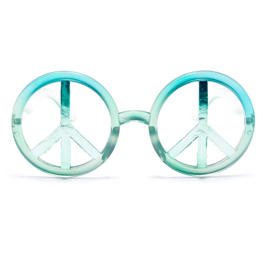 World Peace Glasses - Festival Glasses front