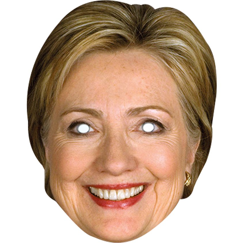 Hilary Clinton Mask - Celebrity Face Mask front