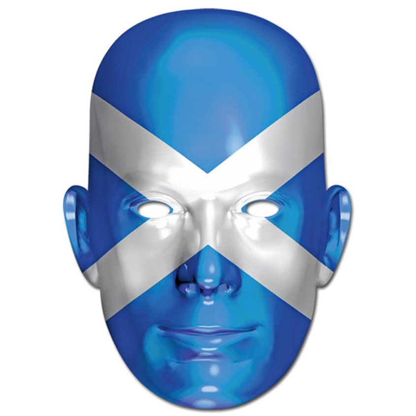 Scottish Flag Mask - Flag Face Mask front