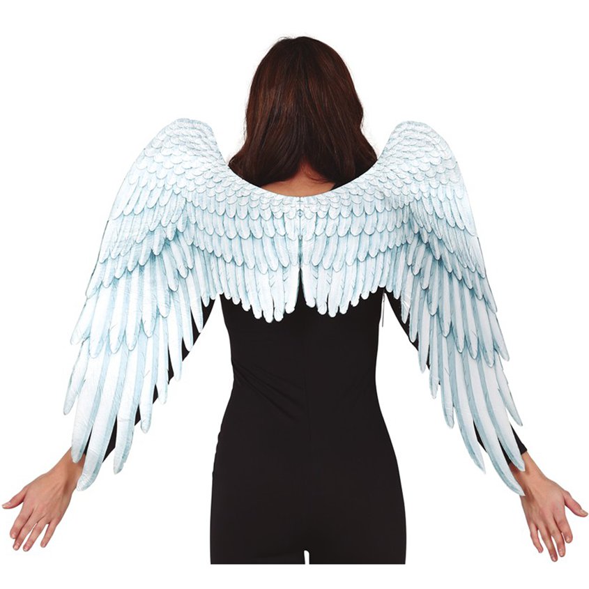 White Angel Wings - 105cm -  Fancy Dress Accessories front