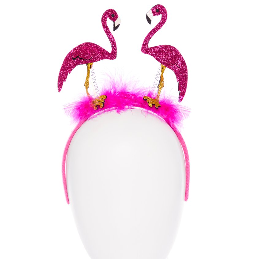 Flamingo Headband - Ladies Fancy Dress Accessory front