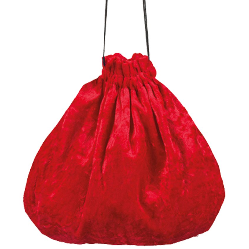 Red Pouch Bag - Womens Halloween Devil Fancy Dress Accessories front