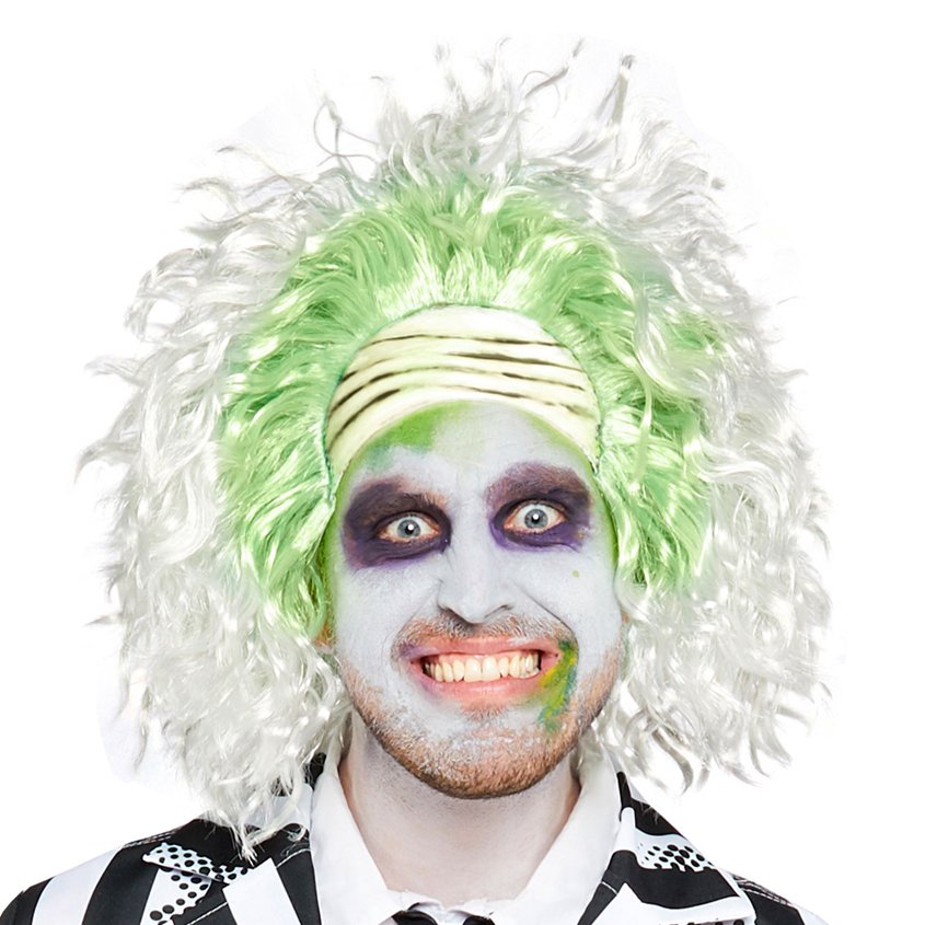 Beetlejuice Wig - Adult Halloween Fancy Dress Accessories front