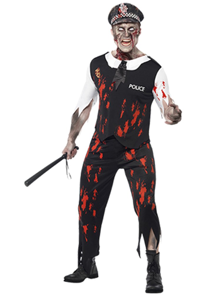 Zombie Policeman - Adult Cotume front