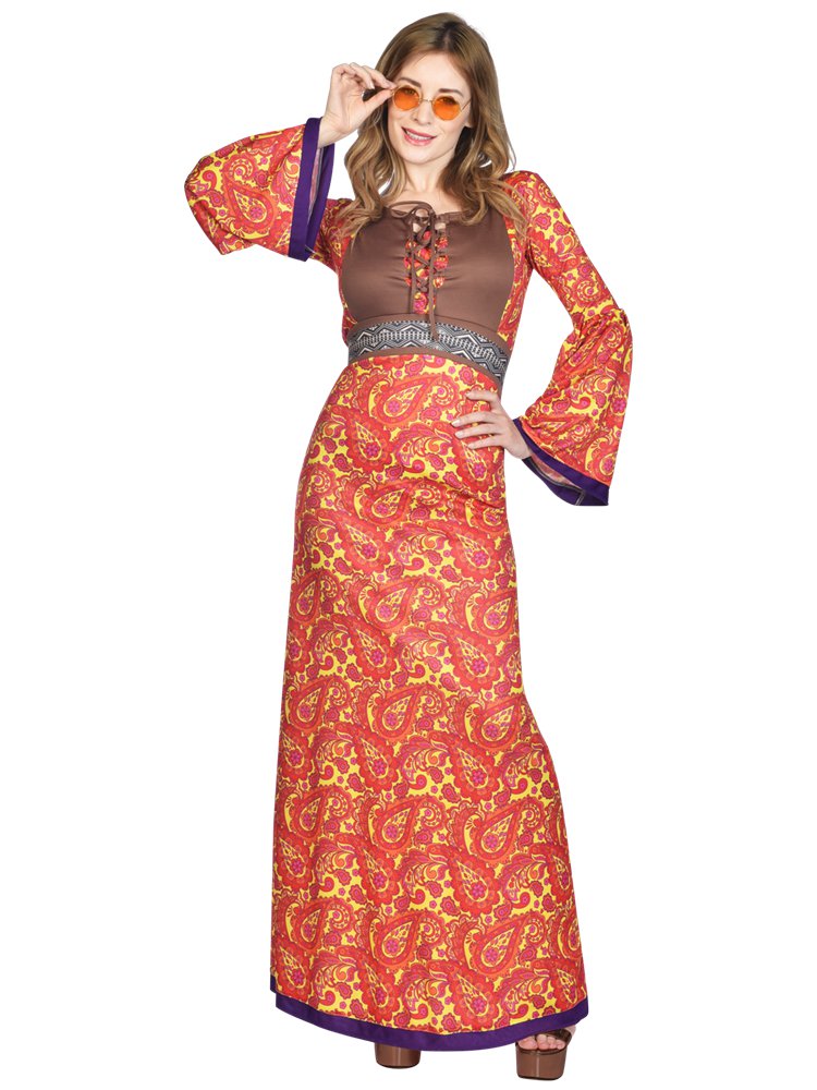 Hippie Flower Power - Adult Costume front