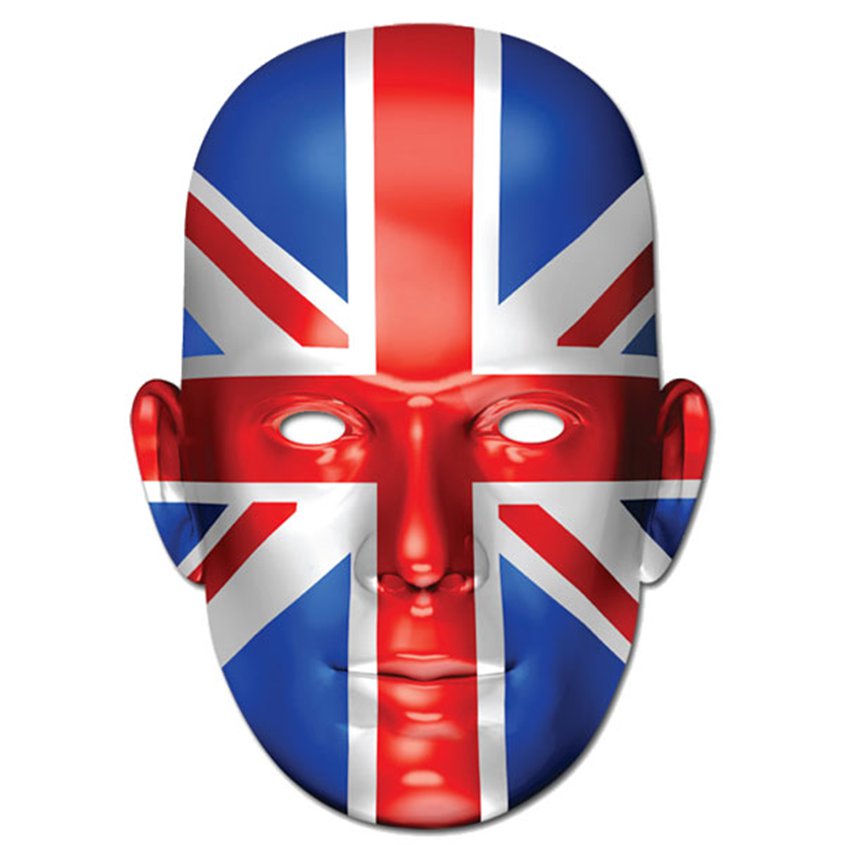 Union Jack Mask - Royal Wedding Street Party  front