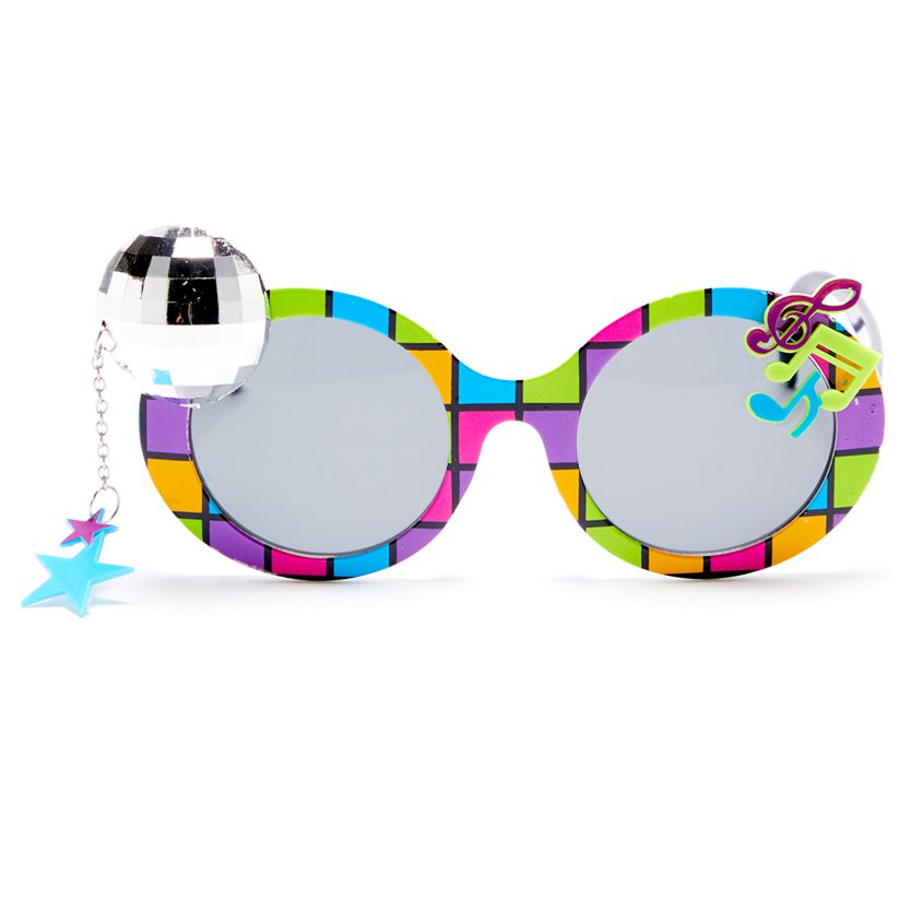 Disco 70's Glasses - Funny Glasses - Fancy Dress Accessories front