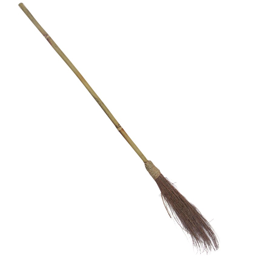 Witches Broomstick - Halloween Broom &amp; Props - 1.1m front