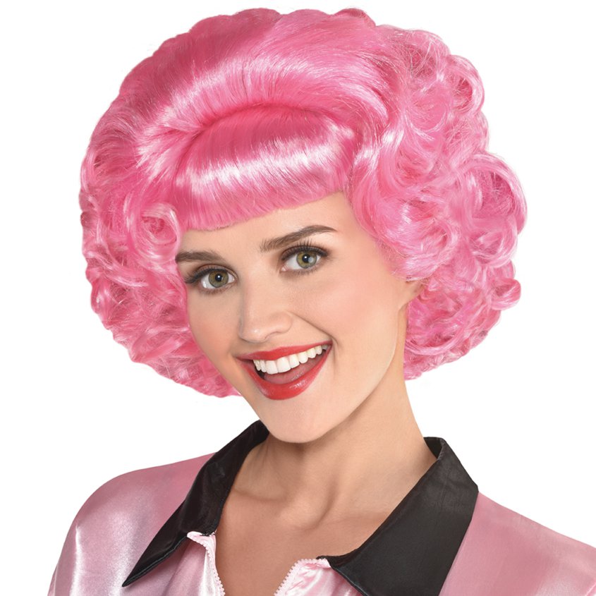 Grease Frenchy Wig - Fancy Dress Accessories - Adult UK  front