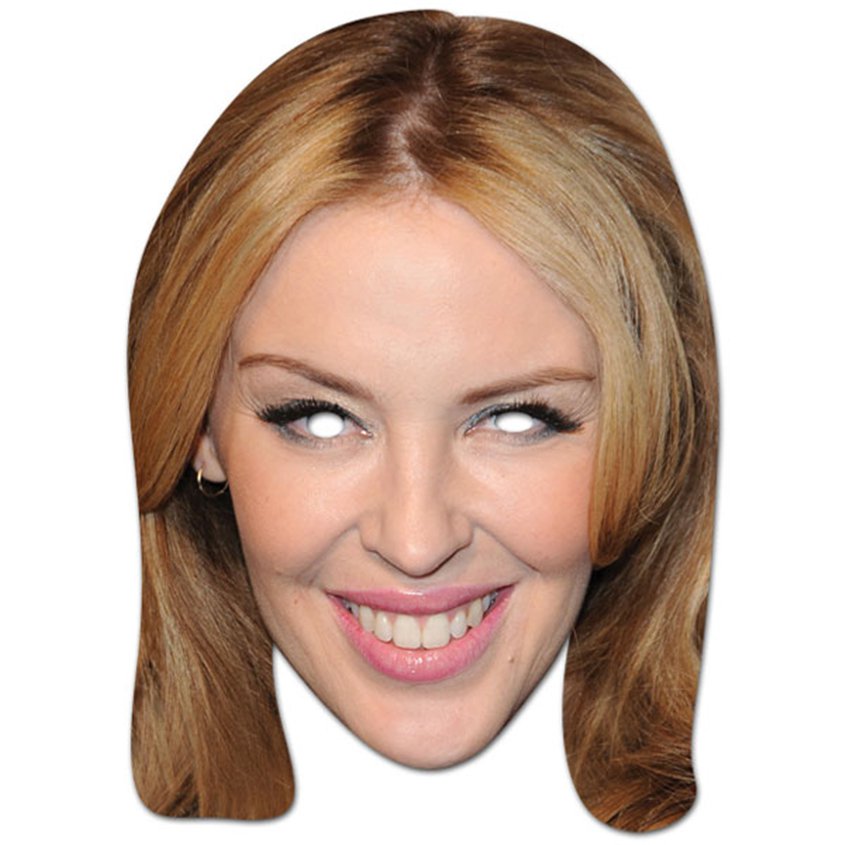 Kylie Minogue Celebrity Mask - Australia Day Accessory front