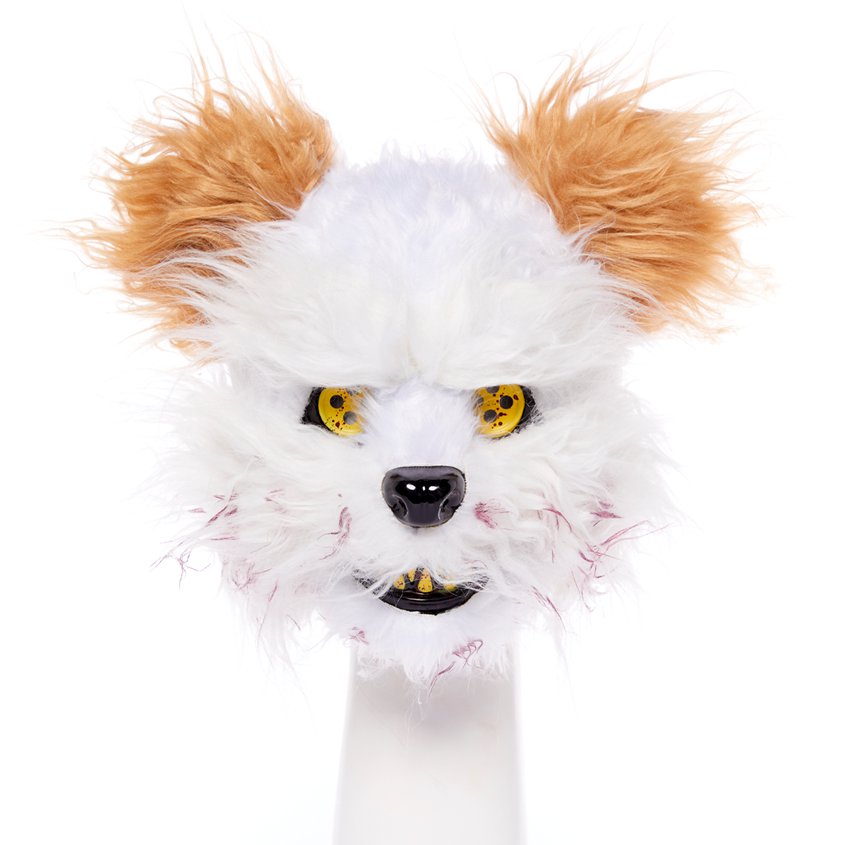 Terror Terrier Mask - Halloween Fancy Dress Accessories front