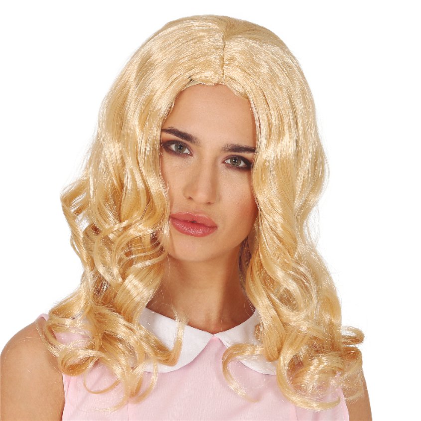 Strange Girl Wig - Stranger Things Halloween Fancy Dress Accessories front