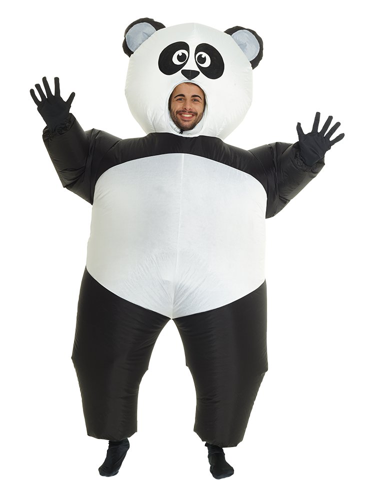 Giant Inflatable Panda - Adult Costume front