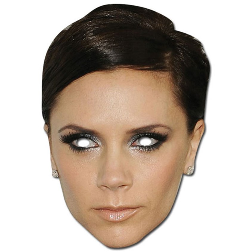 Victoria Beckham Mask - Celebrity Face Masks front