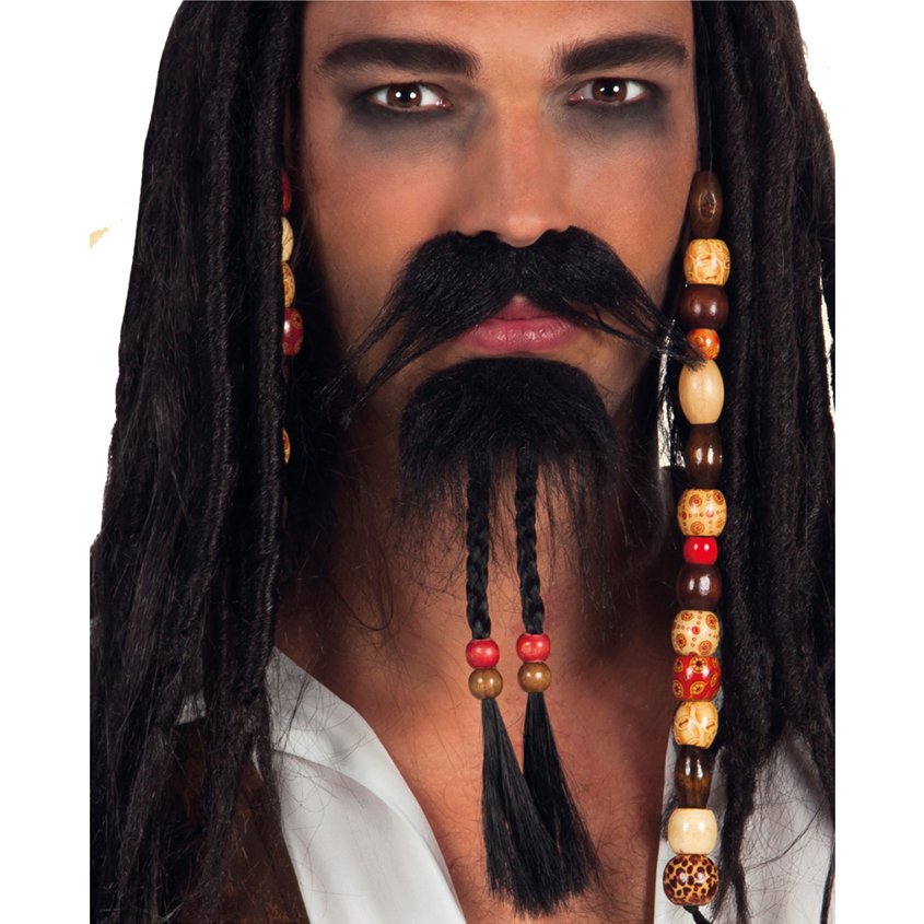 Pirate Beard  - Pirate Fancy Dress Costume Accessories front