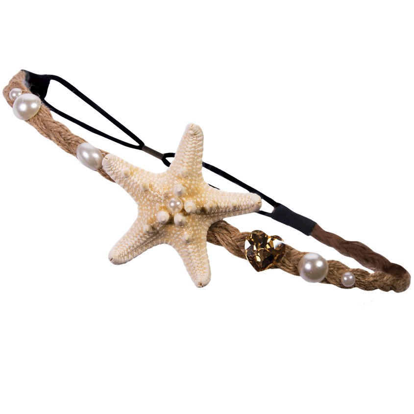 Mermaid Starfish Crown - Women's Fancy Dress Accessory - Adult One Size front