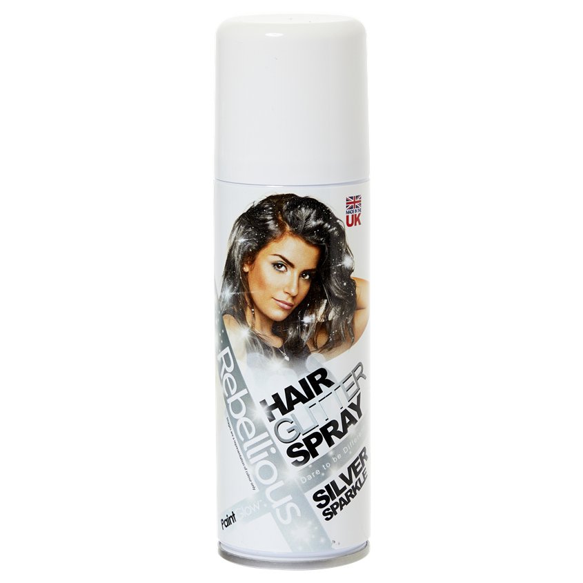 Glitter Hair Spray - Silver Sparkle 125ml - Hair Glitter front