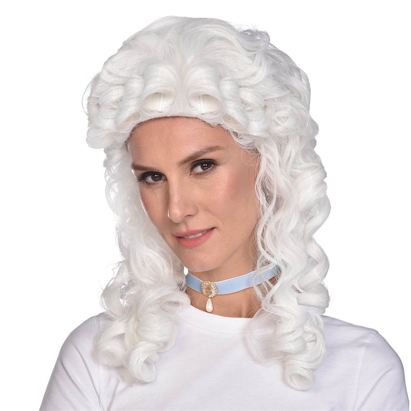 Marie Antoinette Wig White - Womens Renaissance Fancy Dress Accessories front