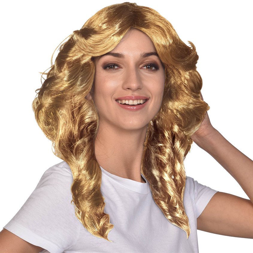 70s Wig - Womens 70s Fancy Dress Accessories front