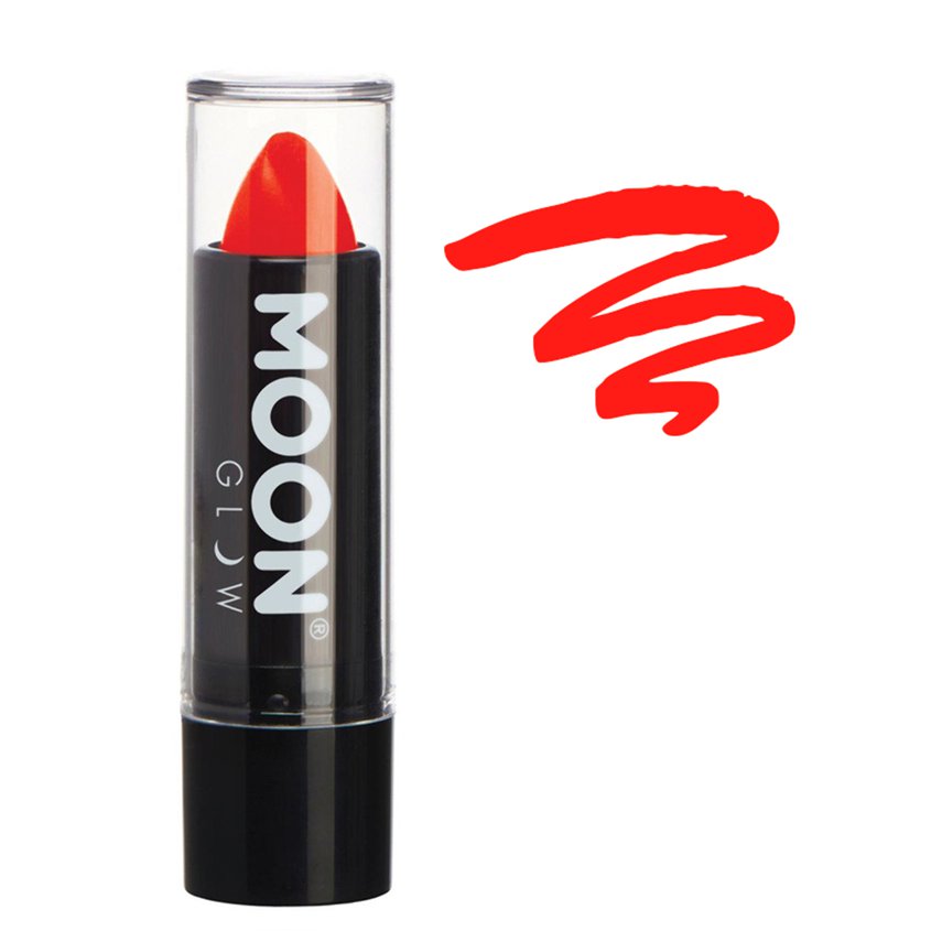 UV Neon Lipstick - Red 4.5g - Glow Cosmetic Makeup Face Paint front