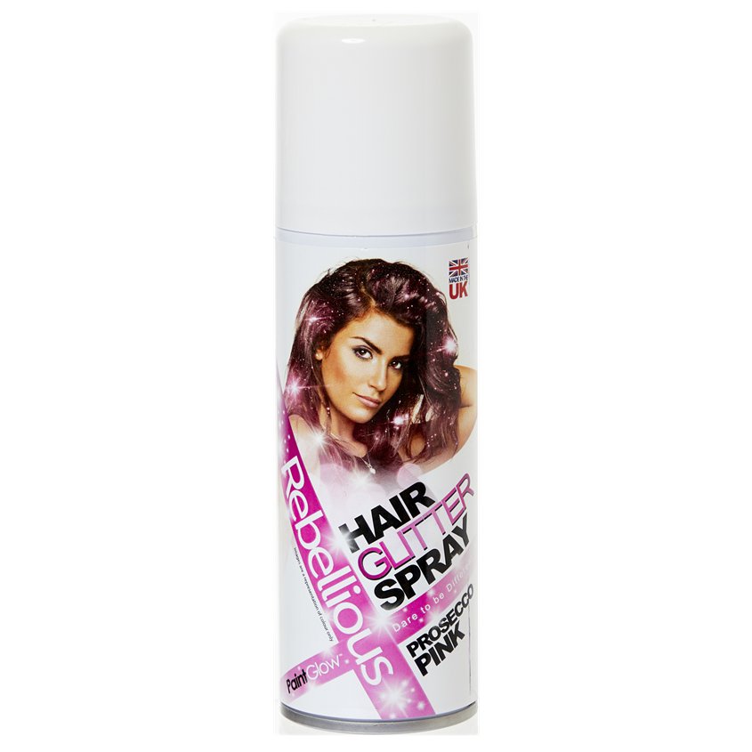 Glitter Hair Spray - Prosecco Pink 125ml - Hair Glitter front