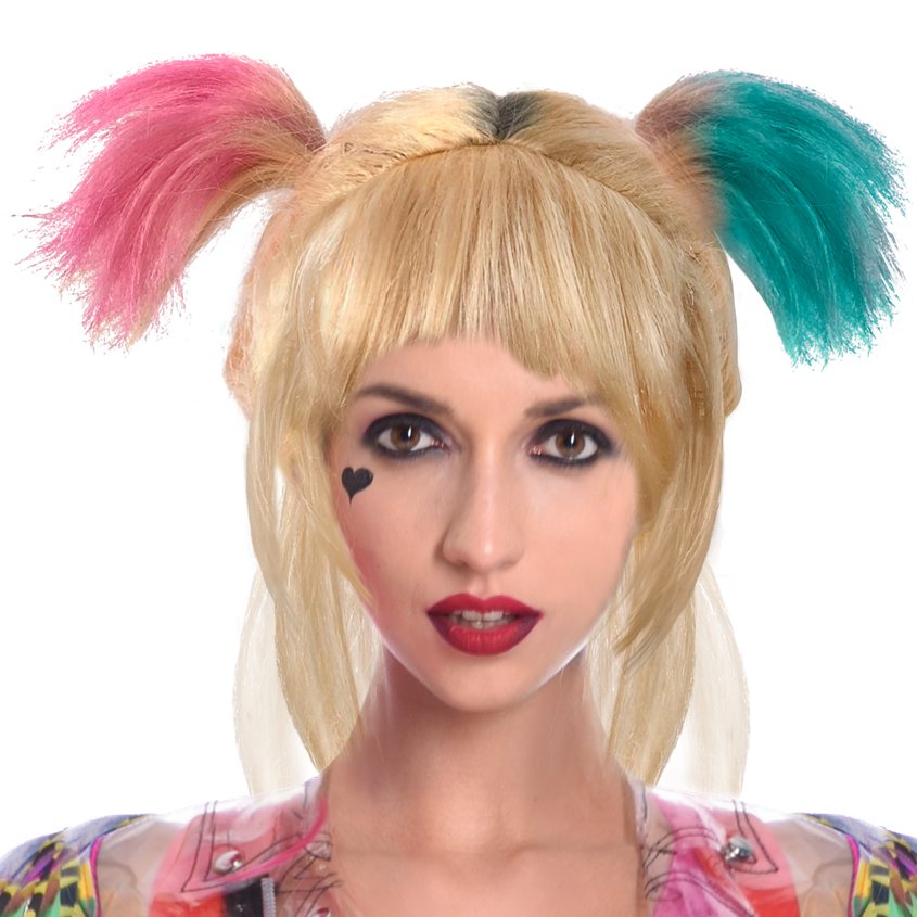 Harley Quinn Wig - Suicide Squad Fancy Dress Accessories front