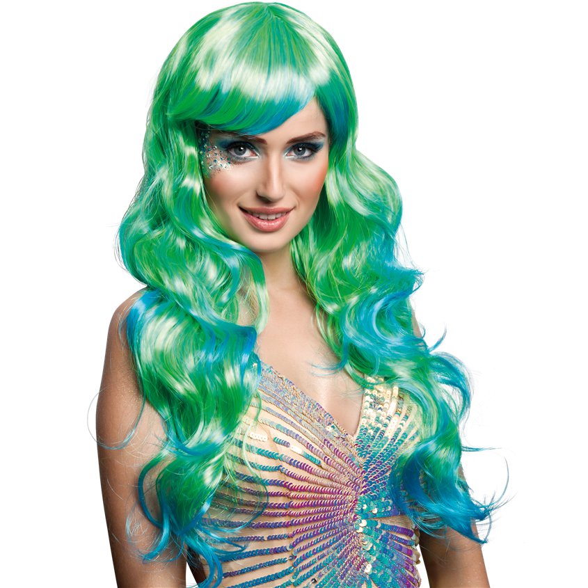 Mermaid Ombre Wig front