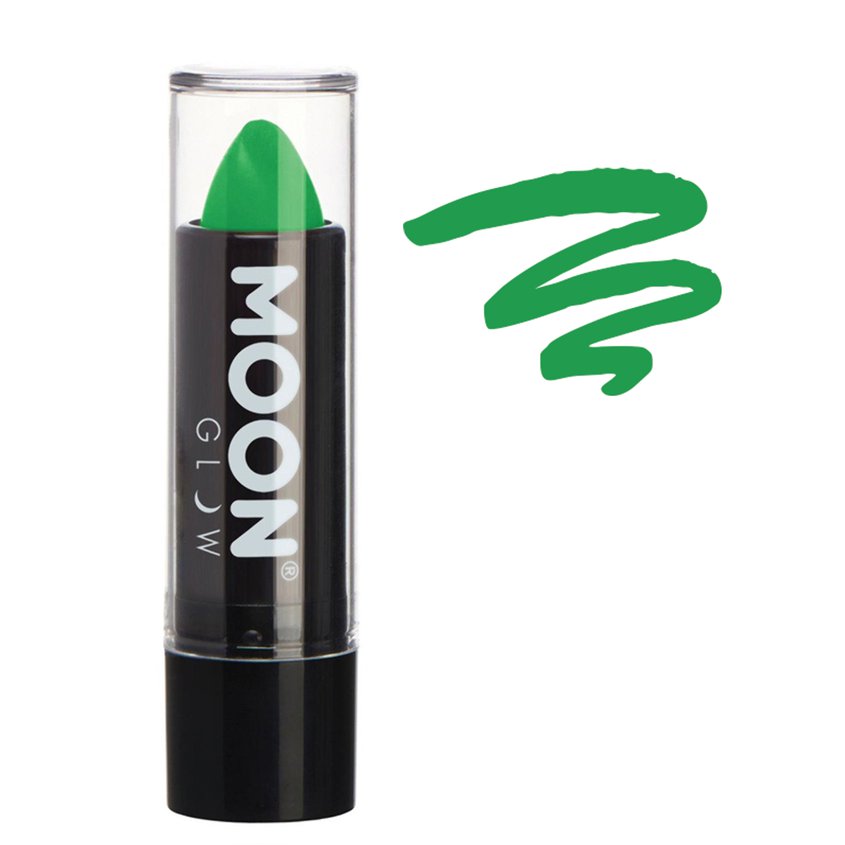 UV Neon Lipstick - Green 4.5g - Glow Cosmetic Makeup Face Paint front