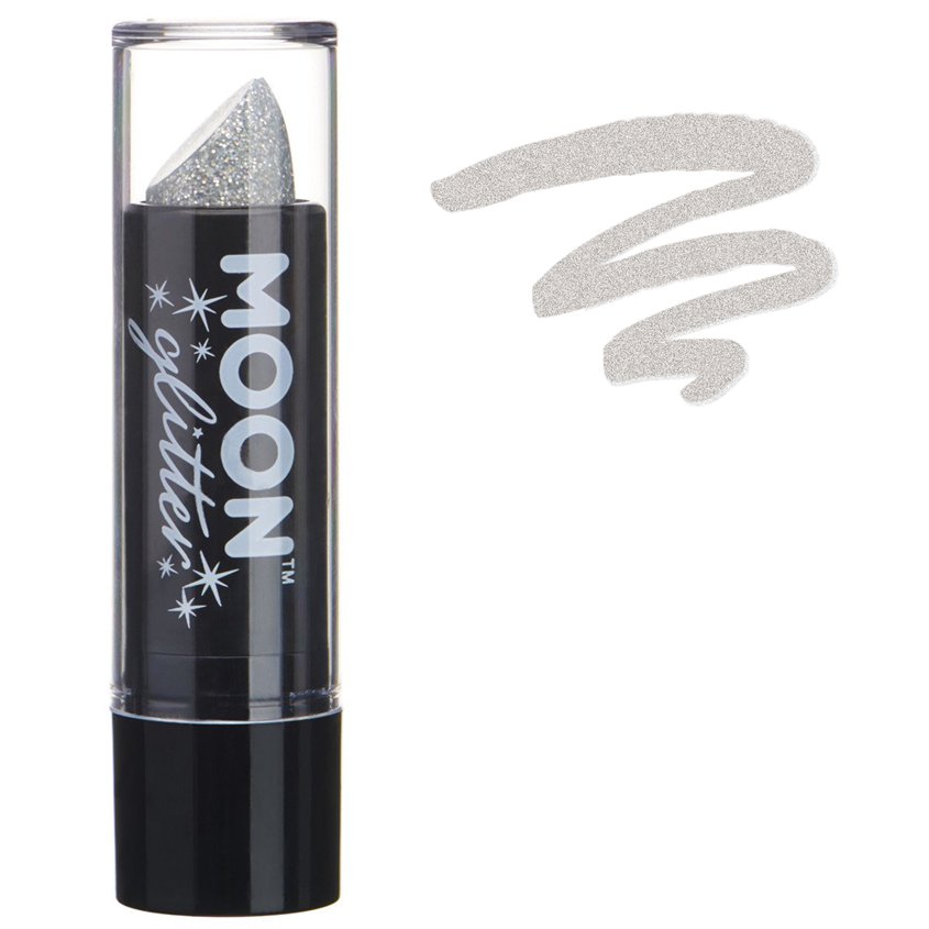 Glitter Lipstick - Silver 4.5g - Cosmetic Makeup  front