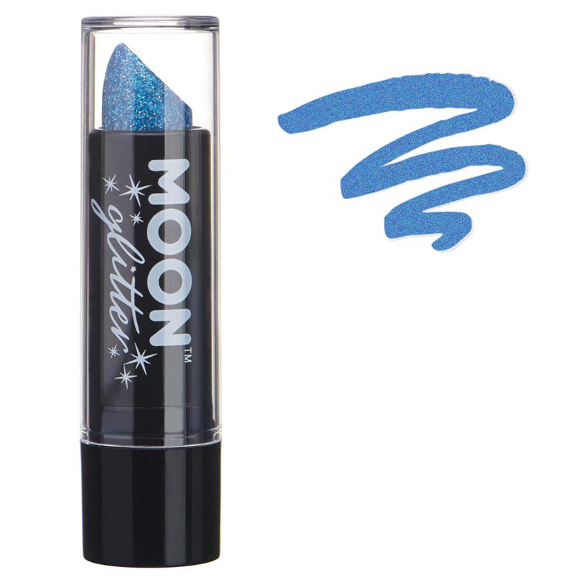 Glitter Lipstick - Blue 4.5g - Cosmetic Makeup front