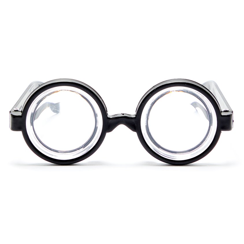 Round Nerd Glasses - World Book Day Fancy Dress Costume Accessories front