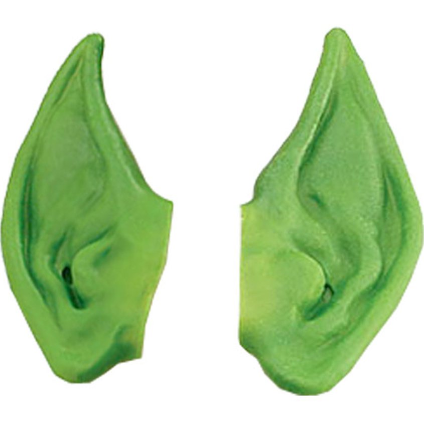 Green Leprechuan Irish Pixie Ears - St Patrick's Day Accessories front