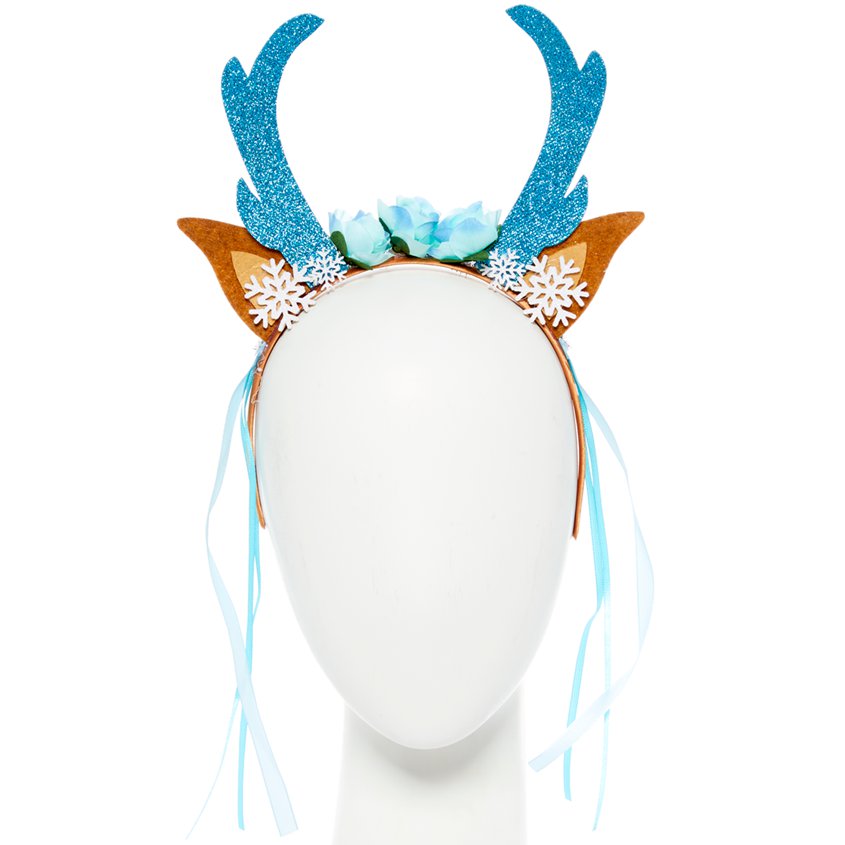 Ice Reindeer Headband - Christmas Fancy Dress Accessories front