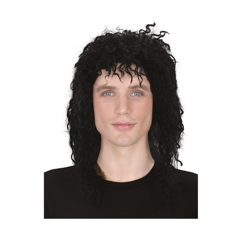 Black Wavy Guy Wig - Game of Thrones Jon Snow Costume pla